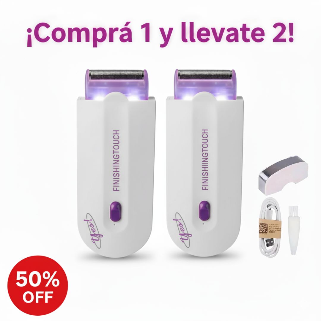Nueva Fing Touch Depiladora Indolora Portátil │ ¡Comprá 1 y llevate 2! Solo por hoy🔥